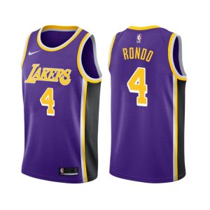 Men's Los Angeles Lakers Rajon Rondo #4 Nike Purple Swingman NBA Glamorous Jersey Statement Edition For the true fans! Secure this authentic jersey now.