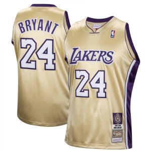 Men's Los Angeles Lakers Superb Kobe Bryant #24 Throwback Gold Hall of Fame Class of 2020 Jersey Fan favorite! Join thousands who love this premium jersey.
