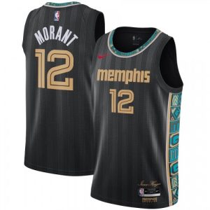 Men's Memphis Grizzlies Ja Morant #12 Nike Black 2020/21 Fantastic Swingman Jersey City Edition Team spirit! Show it off with this awesome jersey.