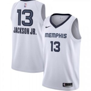 Men's Memphis Grizzlies Jaren Jackson Jr. Magnificent #13 Nike White 19/20 Swingman Jersey Association Edition Team spirit! Show it off with this awesome jersey.