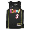 Men's Miami Heat Dwyane Wade #3 Exquisite Nike Black 2021/22 Swingman Jersey City Edition Join the elite! Get this exclusive jersey.