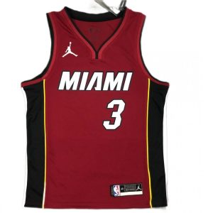 Men's Miami Heat Dwyane Wade #3 Jordan Distinguished Red 20/21 Swingman Player Jersey Statement Edition Best - selling! Order this popular jersey before it's out of stock.