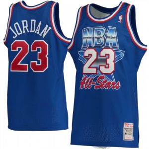 Men's Michael Jordan #23 Throwback Blue 1993 NBA All Star Game Alluring Hardwood Classics Jersey Enhance your game - day look! Get this fashionable jersey.