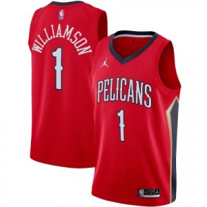 Men's New Orleans Pelicans Zion Williamson #1 Jordan Red 20/21 Glamorous Jersey Statement Edition Best - selling! Order this popular jersey before it's out of stock.
