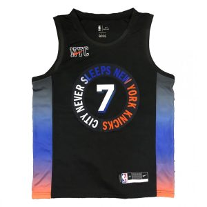 Men's New York Knicks Carmelo Anthony #7 Nike Magnificent Black 2020/21 Swingman Jersey City Edition Perfect fit! Order this comfortable jersey.