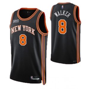 Men's New York Knicks Kemba Walker #8 Nike Black 2021/22 Swingman NBA Alluring Jersey City Edition Fan favorite! Join thousands who love this premium jersey.