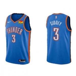 Men's Oklahoma Captivating City Thunder Josh Giddey #3 Nike Blue 20/21 Swingman Jersey Icon Edition Flash sale! Snag this great jersey at a discounted price.