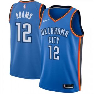Men's Oklahoma City Thunder Steven Adams #12 Nike Blue Swingman Jersey Unique Icon Edition Last chance! Grab this awesome jersey before it's gone for good.
