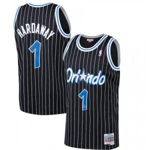 Men's Orlando Magic Anfernee Hardaway #1 Throwback Black 94 95 Hardwood Classics Jersey Marvelous For the true fans! Secure this authentic jersey now.
