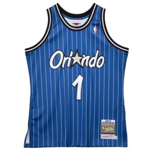 Men's Orlando Magic Anfernee Hardaway #1 Throwback Blue 94 95 Hardwood Classics Fantastic Jersey Unbeatable style! Get this stylish jersey now.