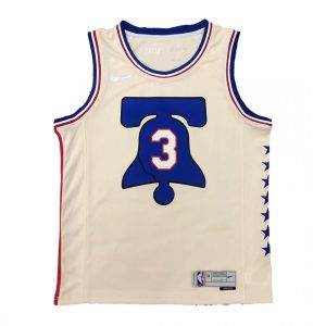 Men's Philadelphia 76ers Allen Iverson #3 Nike 2021 Swingman Jersey Earned Edition Luxurious Enhance your game - day look! Get this fashionable jersey.