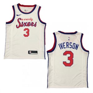 Men's Philadelphia 76ers Allen Premium - grade Iverson #3 Nike White Hardwood Classics Finished Swingman Jersey Fan favorite! Join thousands who love this premium jersey.