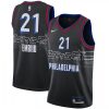 Men's Philadelphia 76ers Joel Embiid #21 Nike Dashing Black 2020/21 Swingman Player Jersey – City Edition High - demand item! Order this sought - after jersey immediately.
