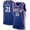 Men's Philadelphia 76ers Joel Embiid #21 Premium Bule Swingman Jersey Icon Edition Sports enthusiasts