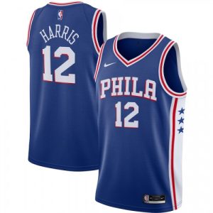 Men's Philadelphia 76ers Tobias Harris #12 Nike High - quality Royal 2020/21 Swingman Jersey Icon Edition Stand out from the crowd! Wear this eye - catching jersey.