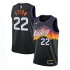 Men's Phoenix Suns DeAndre Ayton #22 Stunning Nike Black 2021 Swingman Jersey City Edition Enhance your game - day look! Get this fashionable jersey.