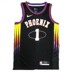 Men's Phoenix Suns Devin Booker #1 Nike Black 2021/22 Swingman NBA Jersey Mixtape Stunning Edition Limited edition! Don't miss your chance to own this unique jersey.