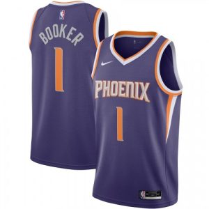 Men's Phoenix Suns Devin Booker #1 Nike Purple 2020/21 Swingman Jersey Icon Distinguished Edition Flash sale! Snag this great jersey at a discounted price.