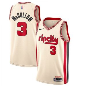 Men's Portland Trail Superb Blazers C.J McCollum Nike Cream 2019/20 Finished Swingman Jersey City Edition For a short time only! Don't miss out on this fantastic jersey.