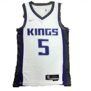 Men's Sacramento Kings De'Aaron Fox #5 Nike White 2021/22 Swingman NBA Jersey Amazing Association Edition Celebrate your team! Order this commemorative jersey.