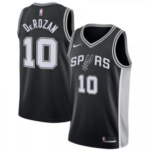 Men's San Antonio Spurs DeMar DeRozan #10 Top - notch Nike Black Swingman Jersey Icon Edition Proven quality! Invest in this reliable jersey.