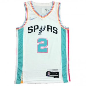 Men's San Antonio Spurs Kawhi Leonard #2 Nike White 2021/22 Swingman Jersey City Edition Premium Time - sensitive! Order now before the deal expires.