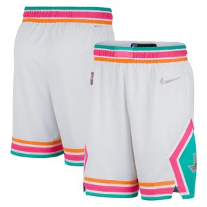 Men's San Antonio Spurs Nike White High - quality 2021/22 Swingman NBA Shorts City Edition Limited edition! Don't miss your chance to own this unique jersey.