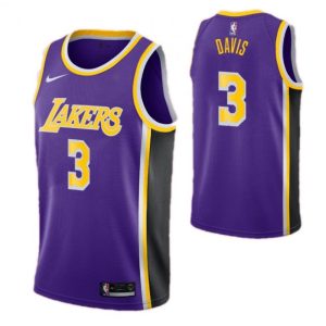 Men's Splendid Los Angeles Lakers Anthony Davis #3 Purple Swingman Jersey Statement Edition Be a part of the action! Get this game - ready jersey.
