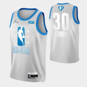 Men's Stephen Curry #30 Jordan Brand Gray 2022 Distinguished NBA All Star Game Swingman Jersey Enhance your game - day look! Get this fashionable jersey.