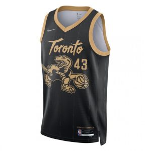 Men's Toronto Raptors Pascal Siakam #43 Nike Black 2021 Swingman NBA Jersey City Prime Edition Don't be left out! Get this stylish jersey and show your team pride.
