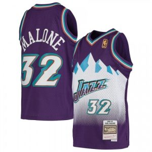 Men's Utah Jazz Karl Malone #32 Throwback Purple 91 92 Luxurious Hardwood Classics Jersey Designed for performance! Get this functional jersey.
