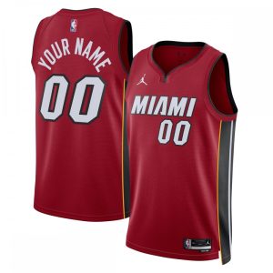 Miami Heat Jordan Brand Unisex 2022/23 Swingman Custom Jersey Statement Striking Edition Red New arrival! Check out this fresh and exciting jersey.