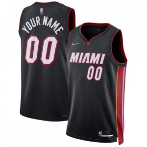Miami Heat Nike 2021/22 Diamond Swingman Custom Fabulous Jersey Icon Edition Black Collectors