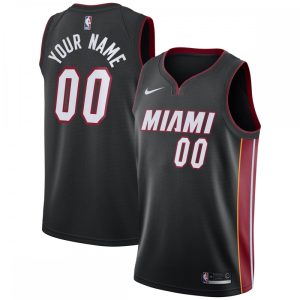 Miami Heat Nike Swingman Custom Jersey Black Icon Edition Luxurious For a short time only! Don't miss out on this fantastic jersey.