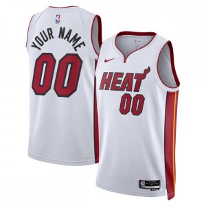 Miami Heat Nike Unisex 2022/23 Swingman Custom Amazing Jersey White Association Edition Show your dedication! Own this special jersey for your team.