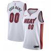 Miami Heat Top - notch Nike 2020/21 Swingman Custom Jersey Association Edition White High - demand item! Order this sought - after jersey immediately.