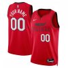 Miami Unique Heat Nike Unisex 2024/25 Custom Swingman Jersey City Edition Red Exclusive design! Own a jersey like no other.