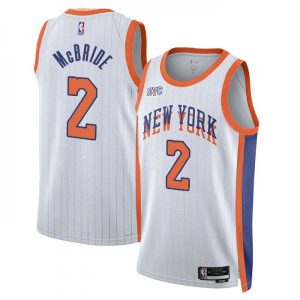 Miles McBride New York Knicks Nike Unisex 2024/25 Swingman Impressive Player Jersey City Edition White Hurry! Exclusive offer. Get your hands on this outstanding jersey right away.