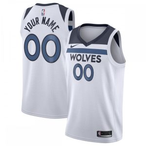 Minnesota Timberwolves Nike 2020/21 Swingman Custom Jersey Gorgeous Association Edition White Experience luxury! Order this high - end jersey.