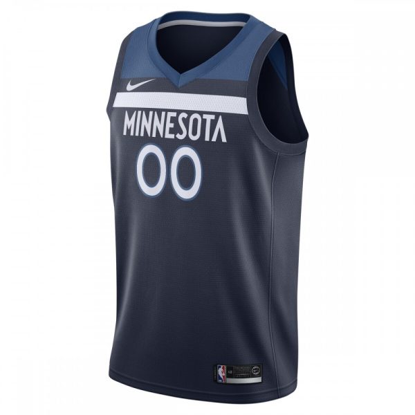 Minnesota Timberwolves Nike Swingman Luxurious Custom Jersey Navy Icon Edition - Image 2