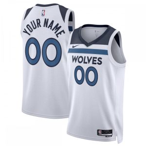 Minnesota Timberwolves Nike Unisex 2022/23 Swingman Custom Jersey Alluring White Association Edition Flash sale! Snag this great jersey at a discounted price.