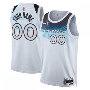 Minnesota Timberwolves Nike Unisex Notable 2024/25 Custom Swingman Jersey City Edition White Upgrade your fan gear! Order this premium jersey today.