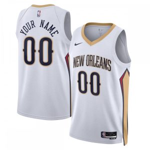 New Orleans Pelicans Nike Unisex 2022/23 Swingman Refined Custom Jersey White Association Edition For the true fans! Secure this authentic jersey now.