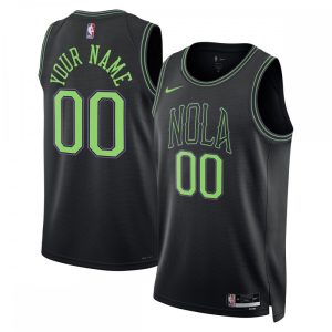 New Orleans Pelicans Nike Unisex 2023/24 Custom Outstanding Swingman Jersey Black City Edition Team spirit! Show it off with this awesome jersey.