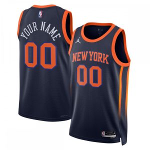 New York Knicks Impressive Jordan Brand Unisex 2022/23 Swingman Custom Jersey Statement Edition Navy For the true fans! Secure this authentic jersey now.