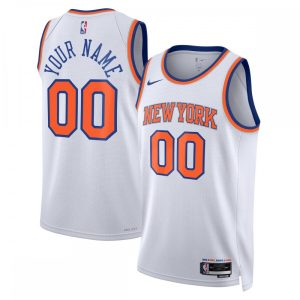New York Knicks Nike Top - notch Unisex 2022/23 Swingman Custom Jersey White Association Edition Don't be left out! Get this stylish jersey and show your team pride.