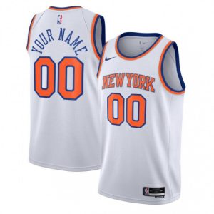 New York Knicks Nike Youth Swingman Dashing Custom Jersey White Association Edition Perfect fit! Order this comfortable jersey.