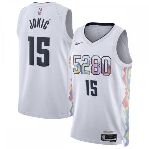 Nikola Jokic Striking Denver Nuggets Nike Unisex 2024/25 Swingman Player Jersey City Edition White New arrival! Check out this fresh and exciting jersey.