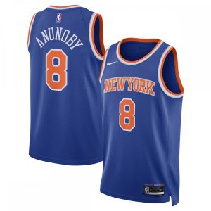 OG Anunoby New York Knicks Nike Unisex Swingman Jersey Icon Edition Exceptional Blue Unbeatable style! Get this stylish jersey now.