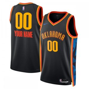 Oklahoma City Thunder Nike Fabulous Unisex 2024/25 Custom Swingman Jersey City Edition Black Hurry! Exclusive offer. Get your hands on this outstanding jersey right away.